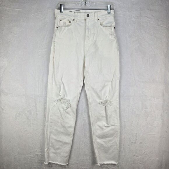GAP Denim - Gap Cheeky Straight Sky High White Jeans Womens Size 26 Regular